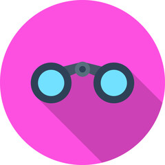 Binoculars Vector Icon