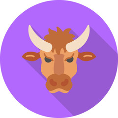 Bison Vector Icon