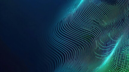 Abstract Digital Data Visualization