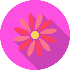 Unique Flower Vector Icon