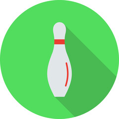 Bowling Pin Vector Icon