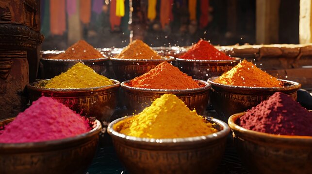 Vibrant Dyes Swirling Dynamically in Crystalline Water