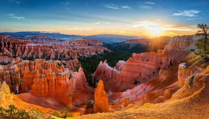 bryce canyon national park at sunrise utah usa
