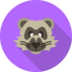 Ferret Vector Icon