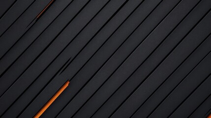 Abstract geometric design with slanted wooden strips on dark background in modern aesthetics
