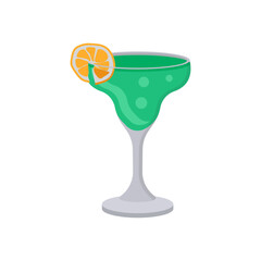 Margarita, Cocktails Vector illustration, Isolated