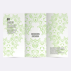 Vector set with abstract pattern