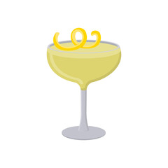 Bees Knees, Cocktails Vector illustration, Isolated