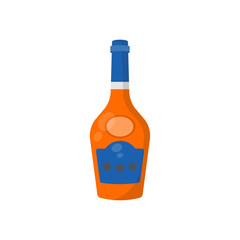 Cognac, Cocktails Vector illustration, Isolated