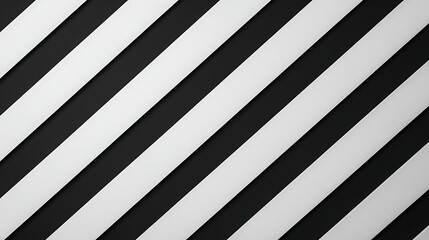 A dynamic pattern of black and white diagonal stripes creates a striking visual contrast and modern aesthetic.