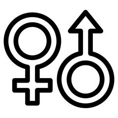 gender single icon