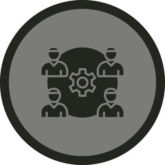 Cross Functional Vector Icon Design