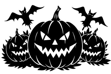 Diwali Diyas Silhouette Vector Illustration for Festive Design Projects