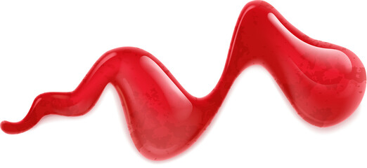 Strawberry Sauce Swirl