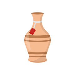 African Vase, African Symbols Illustration