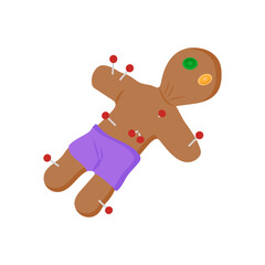 Voodoo Doll, African Symbols Illustration