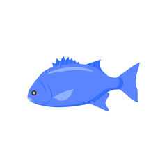 Galjoen, African Symbols Illustration