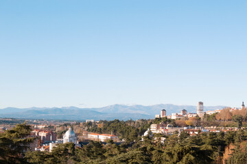 Fototapeta premium LANDSCAPE MADRID SPAIN ESPAÑA VISTAS DE EUROPA 