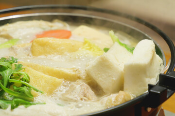 Japanese nabe cuisine, a winter tradition, delicious and warm