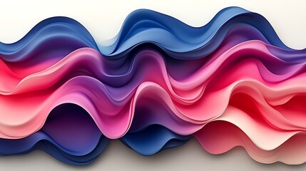 Obraz premium Abstract Colorful Waves Flowing Seamlessly