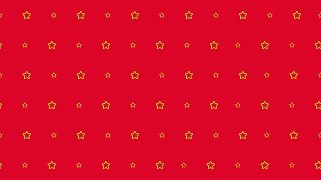 China Independence Flag with Stars and Red Background - National Symbol for Patriotic and Historic Events, Celebrations, and Political Themes