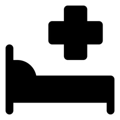hospital bed icon