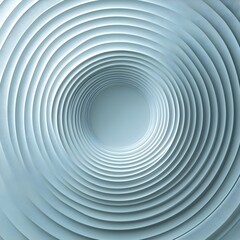 Obraz premium A smooth wave-like circular pattern forming a gentle mandala effect.