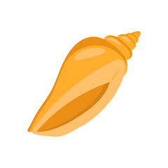 ConchSeafood Vector Illustration, Isolated