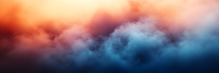 Fototapeta premium A soft and airy gradient mesh where gentle blues fade into warm taupe.