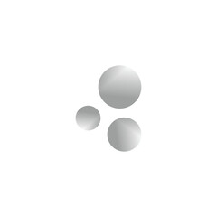 molecules, elements, iron geometric symbol simple logo vector