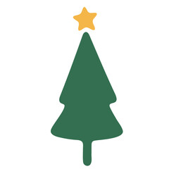 Fototapeta premium green christmas tree