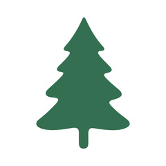 A green pine tree