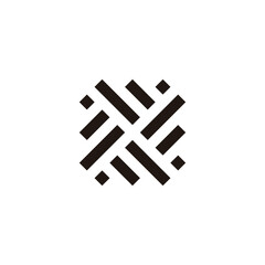 Squares, decoration, background geometric symbol simple logo vector