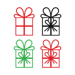 Gift, Icon, Gift Box, Vector, Gift Shop symbol, signs, vector illustration