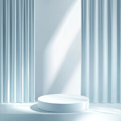 Abstract blue background in 3d style for product presentation and advertising