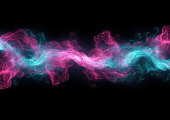 Fototapeta premium Abstract Neon Wave Background
