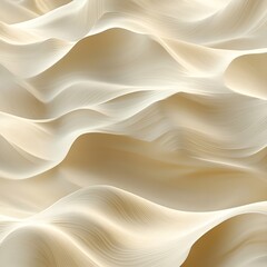 Obraz premium A soft texture of smooth, wind-sculpted sand dunes in muted beige.
