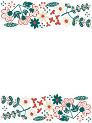 北欧風クリスマスの背景素材