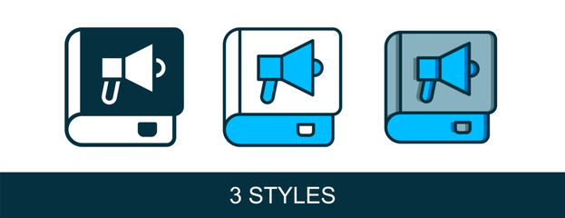 Filled outline Book icon isolated on white background. Vector