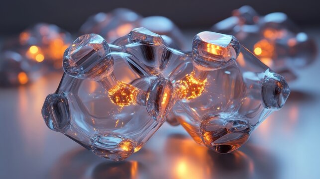 Transparent Molecular Composition with Illuminating Details