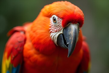 Obraz premium red and yellow macaw