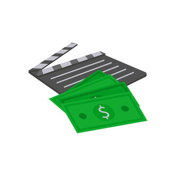 Video Budget Video Production Vector Illustration, Isolated