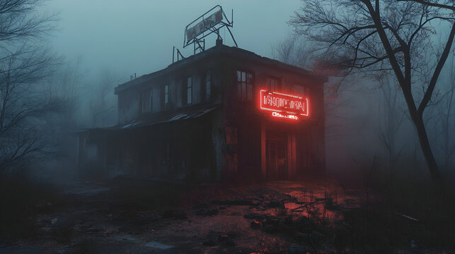 scary movie theater, sinister, horrible, horror ambience