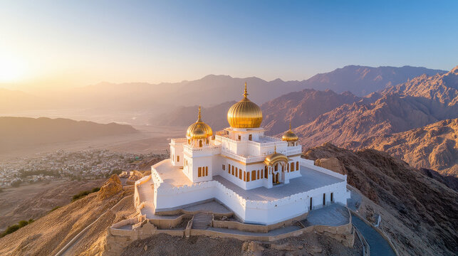 beautiful view of Sikh gurdwara