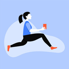 Modern Digital business people working character vector Illustration design. Simple and minimalist vector illustration.