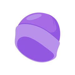 Beanie Hat , Autumn Isolated Vector Illustration