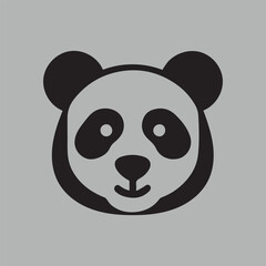 panda head vector