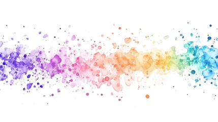 Fototapeta premium colorful paint splashes isolated on white background 