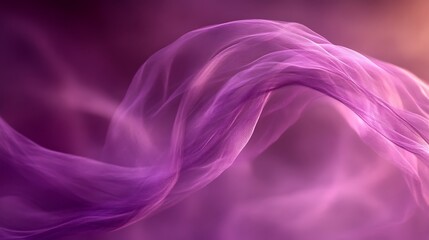 Fototapeta premium Abstract Purple Fabric Swirling Softly in Air