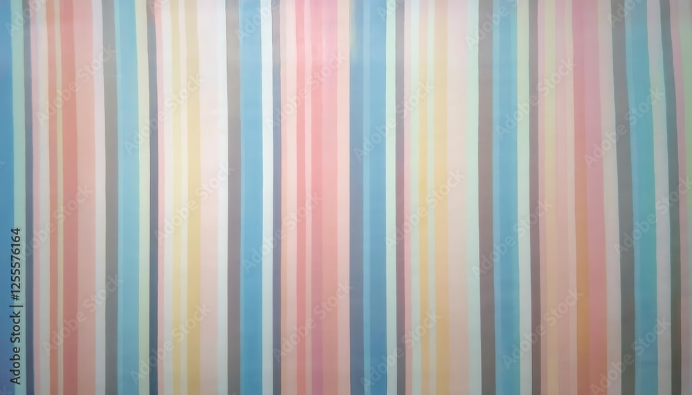 Poster soft pastel vertical stripe pattern for fabric, wall decor, or wrapping paper with a minimal retro a